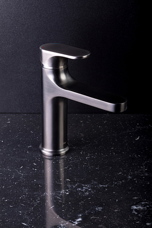 Смеситель Boheme Spectre 455-GM для раковины, встроенный, оружейная сталь