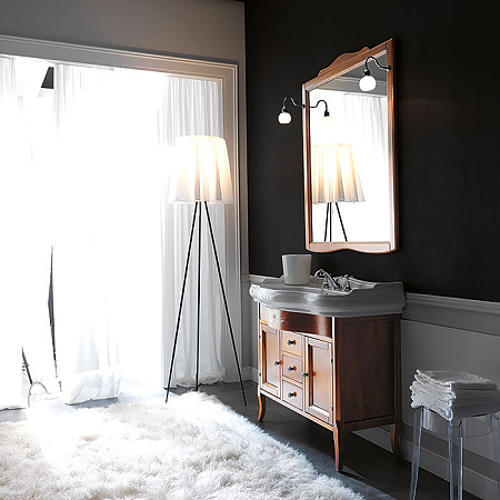 Зеркало Kerasan Retro 734540 noce 92 орех