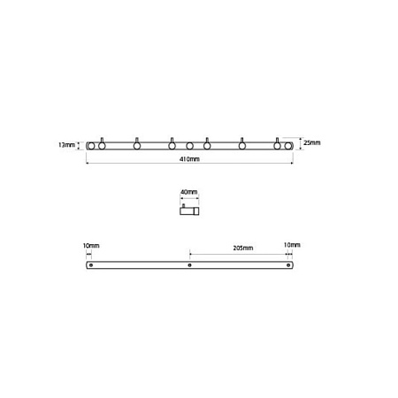 Крючок Bemeta Omega 104606112 шестерной