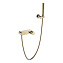 Смеситель Boheme Stick 123-MG для ванны, ручка Diamond, золото матовое