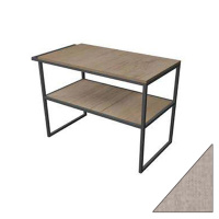 Тумба Scarabeo Frame 2.0 1847NROP96 90 L под раковину, matt black/alpaca