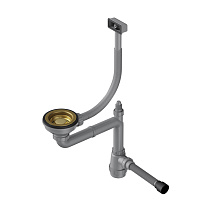 Слив-перелив для мойки Omoikiri WK-1-S-AB латунь