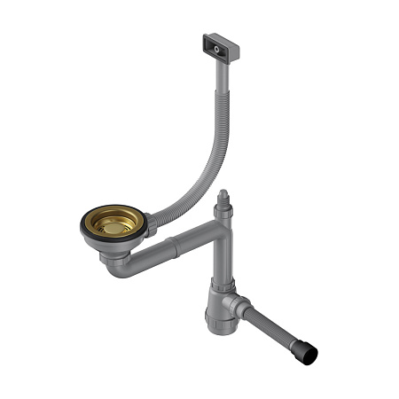 Слив-перелив для мойки Omoikiri WK-1-S-AB латунь