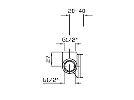 Cкрытая монтажная часть Zucchetti R99684 смесителя для душа