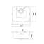 Мойка кухонная IDDIS Mate MAT53S0i77 53,3х43,3 хром - фото 3