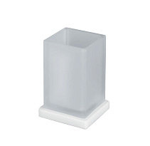 Стакан Colombo Look B1641.BM настольный, белый матовый