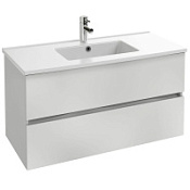 Тумба под раковину Jacob Delafon Tolbiac EB2383-J5 100 раковина Ola, белый лак