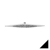 Верхний душ Emmevi C06658mm250/NEO черный матовый
