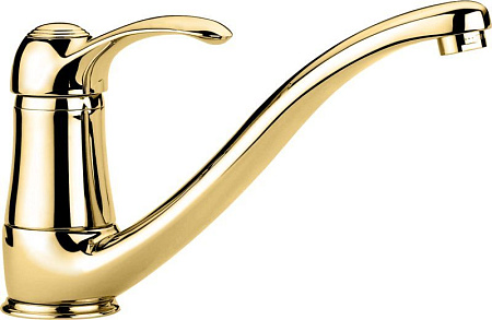 Смеситель Emmevi Harmony 22095OR для кухонной мойки, золото
