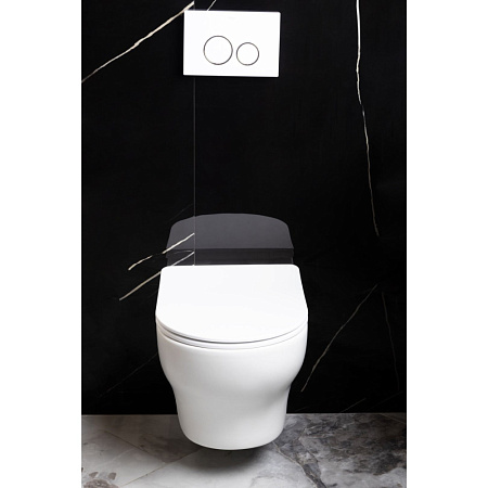 Унитаз подвесной Boheme Fiore 978-SET-MW белый матовый