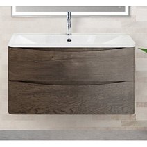 Тумба с раковиной BelBagno Acqua ACQUA-1000-2C-SO-RNG 100 подвесная, Robere Nature Grigio