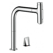 Смеситель Hansgrohe Metris Select M71 73819000 для кухонной мойки, хром