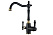 Смеситель Zorg Steel Hammer SH 812 BLACK BR для кухонной мойки/для фильтра, черный металл/бронза