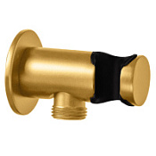 Шланговое подключение Palazzani Docce Color 9910N263 матовое золото