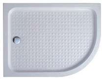 Поддон для душа акриловый Cezares Tray TRAY-A-RH-100/80-550-15-W-L радиальный L