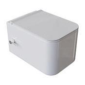 Унитаз подвесной Boheme Mane 970-SET-2-W с функцией биде, белый