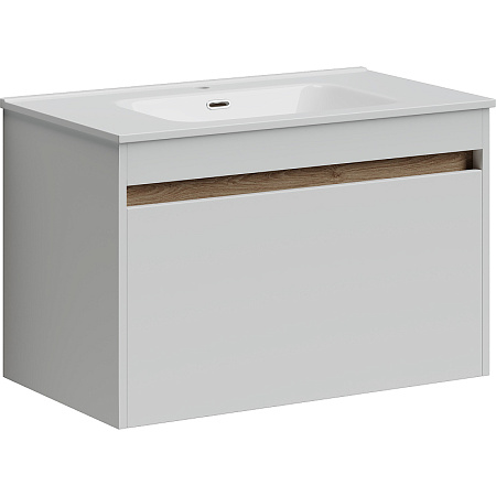 Тумба с раковиной Sancos Smart 80 SM80W белый