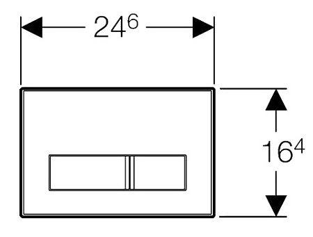 Кнопка смыва Geberit Sigma 50 115.788.00.5 дерево