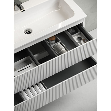 Мебель для ванной Sancos Snob T 120 SNT120W два смесителя, Bianco