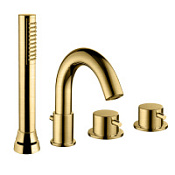 Смеситель Palazzani Idrotech/Digit 12139450 на борт ванны, на 4 отверстия, бронза