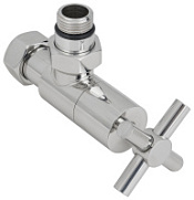 Вентиль Сунержа 00-1408-1234 угловой, крест,  без покрытия