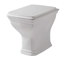 Унитаз приставной ArtCeram Civitas CIV003 01;00 горизонтальный выпуск, белый глянцевый