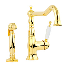 Смеситель Migliore Oxford 25795 для кухонной мойки, золото