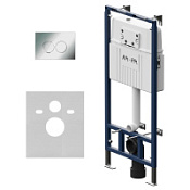 Инсталляция для унитаза AM.PM MasterFit I012710.0151 с кнопкой смыва ProC L хром глянцевый