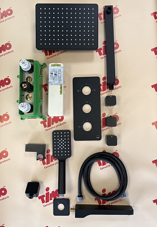 Душевой комплект Timo Petruma SX-5049/03SM черный