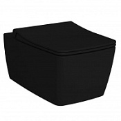 Чаша для унитаза подвесного VitrA Metropole 7672B083-0101 безободковый, черный матовый