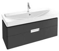 Тумба для комплекта Jacob Delafon Reve EB1137-442 120 см, 2 ящика, серый антрацит