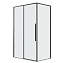 Душевой уголок Grossman Galaxy 120.K33.01.1390.21.02 129-130x89-90x195 шиншилла/черный матовый