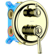 Смеситель Aquatek Классик AQ1547PG для ванны, полированное золото