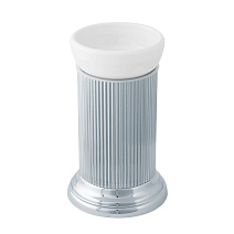 Стакан Migliore Fortuna 31053 настольный, керамика, хром