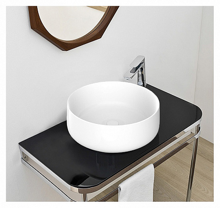 Раковина ArtCeram Cognac COL001 01;00 42 белый глянцевый