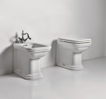 Биде напольное Kerasan Waldorf 4121K1bi/cr*1 55 см