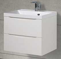 Тумба с раковиной BelBagno Marino BB650/450-LV-MR-PR 65 bianco lucido Тумба с раковиной BelBagno Marino BB650/450-LV-MR-PR 65 bianco lucido