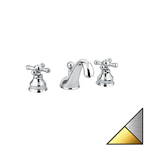 Смеситель Emmevi Deco Classic 12033CO для раковины, хром/золото Смеситель Emmevi Deco Classic 12033CO для раковины, хром/золото