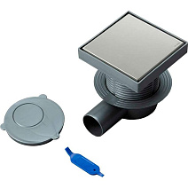 Душевой трап Logan L005-100 10х10 нержавеющая сталь