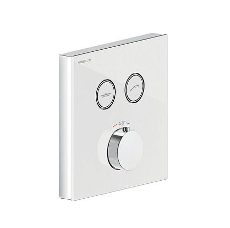 Термостат Nobili WE00202/EWCR для душа, хром/белый