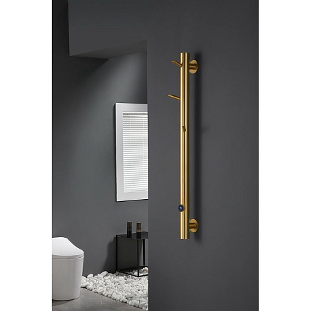 Полотенцесушитель электрический Boheme Uno Oak 724-BR 150х20 бронза