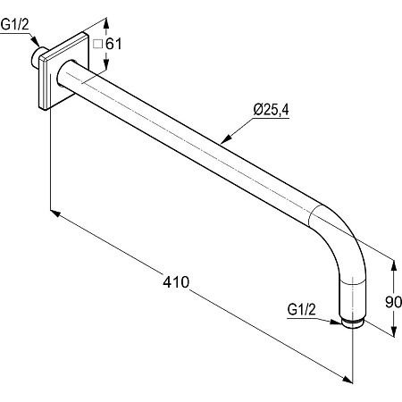 Душевой комплект Kludi Ameo 416720575 хром