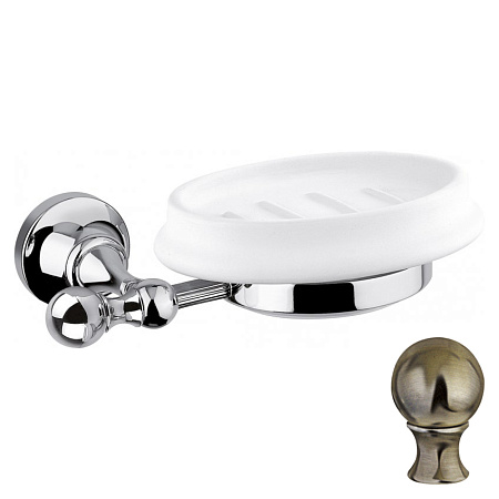 Мыльница Cezares Olimp OLIMP-SOD-02-M бронза/металл