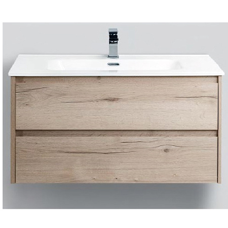 Тумба с раковиной BelBagno Kraft KRAFT-1000-2C-SO-RGB 100 rovere galifax bianco