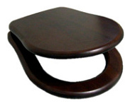 Крышка-сиденье Kerasan Retro 109040 дерево/хром