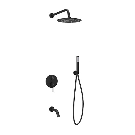 Душевой комплект Sancos Select SC3004MB черный матовый