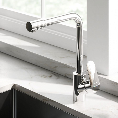 Смеситель Am.Pm Like F8005700 для кухонной мойки, хром