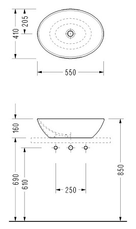 Раковина Serel CH33