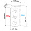 Термосмеситель встраиваемый RGW Shower Panels 21140541-31 хром - фото 5