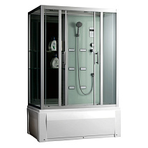 Душевой бокс Frank F556 1500*850 с турецкой баней, пристенный